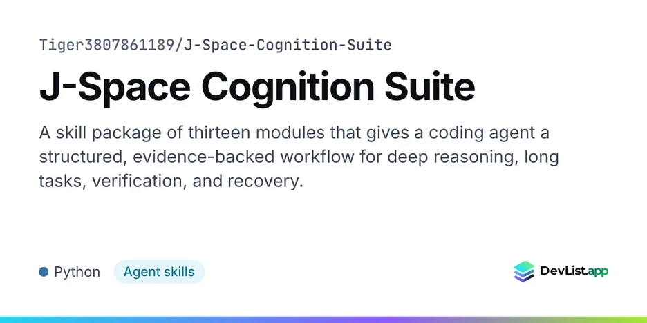 J-Space Cognition Suite