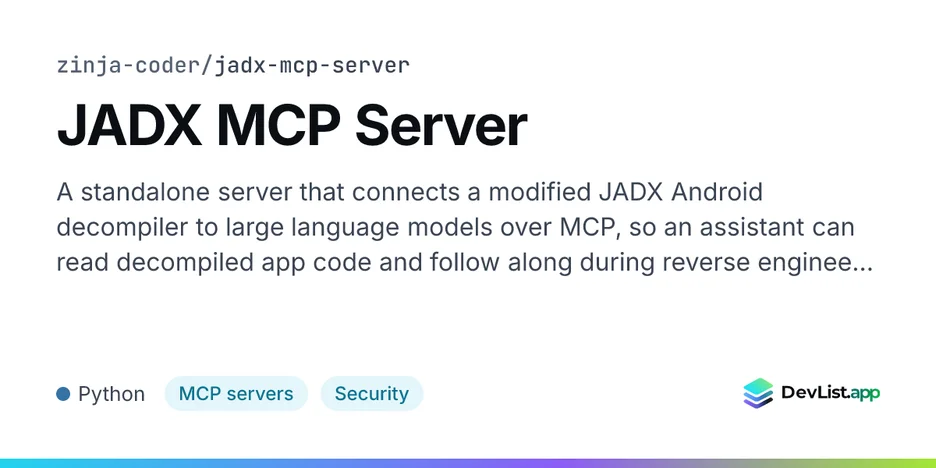 JADX MCP Server