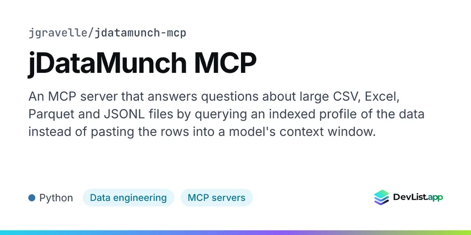 jDataMunch MCP