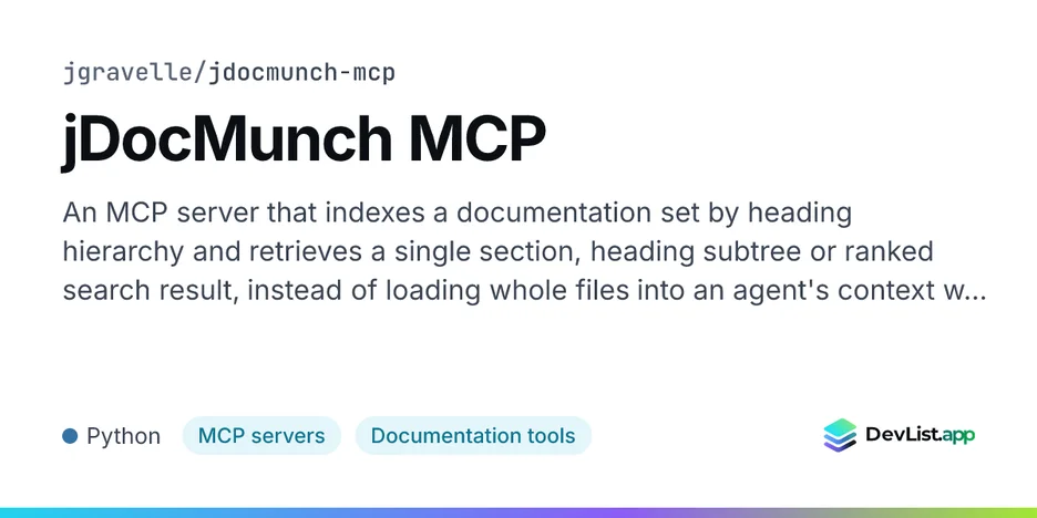 jDocMunch MCP