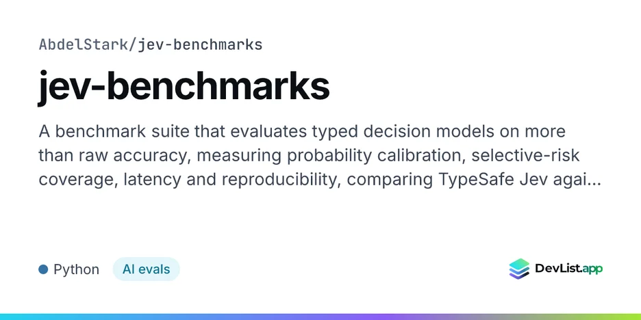 jev-benchmarks