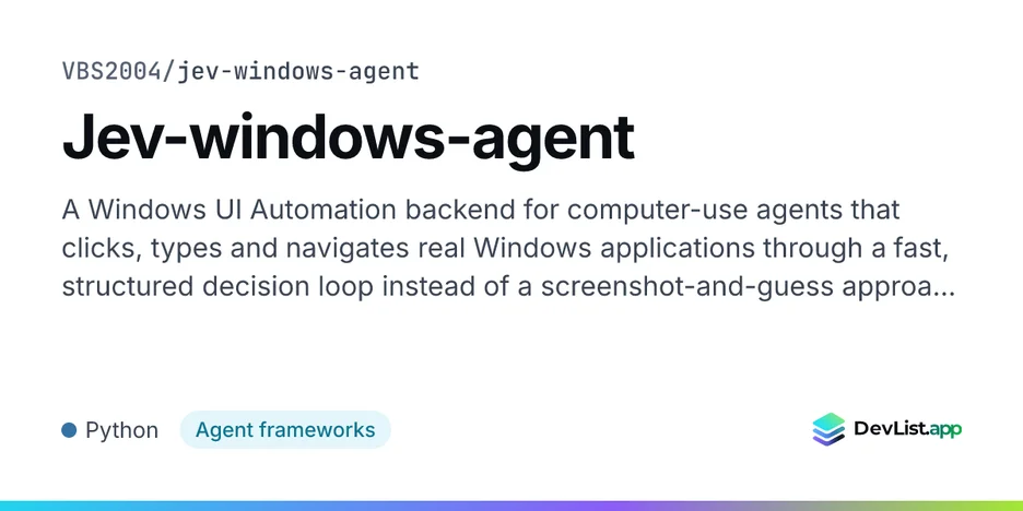 Jev-windows-agent