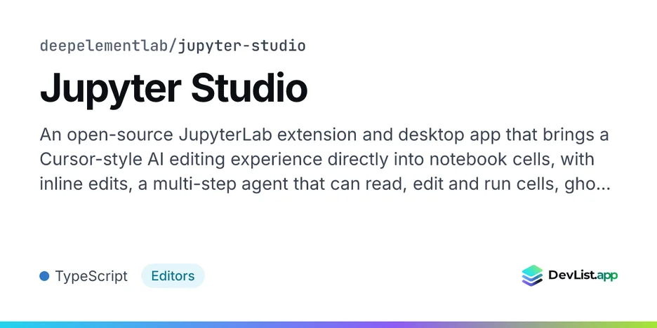 Jupyter Studio