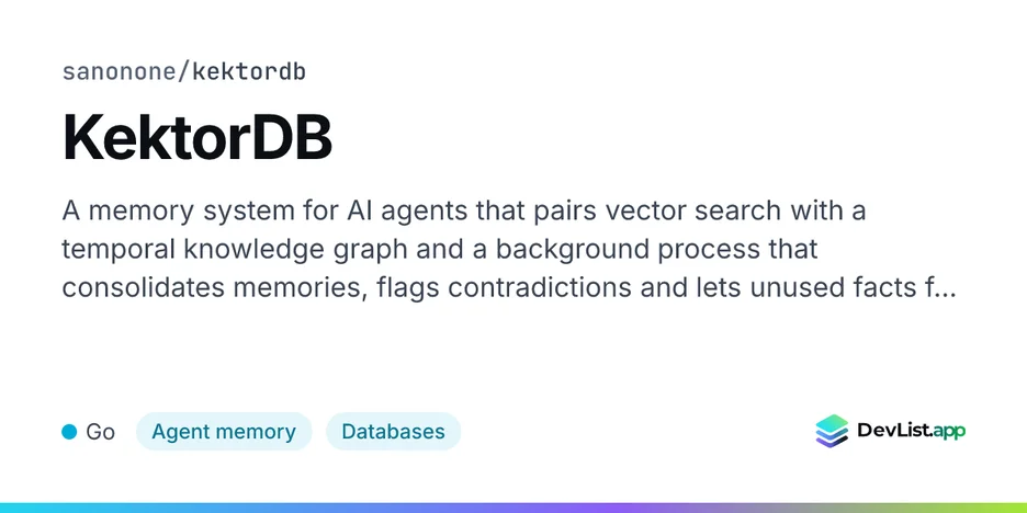 KektorDB