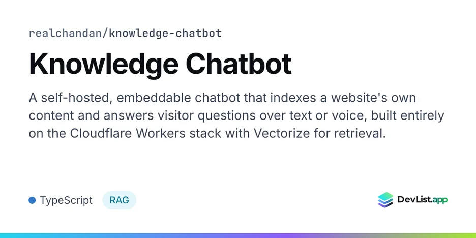 Knowledge Chatbot
