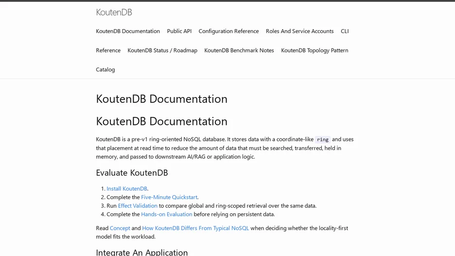 KoutenDB