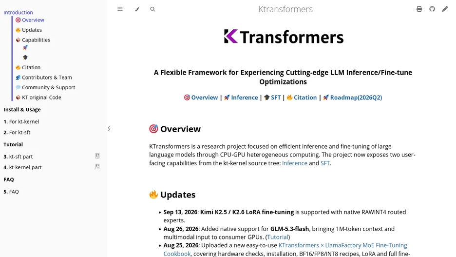 KTransformers