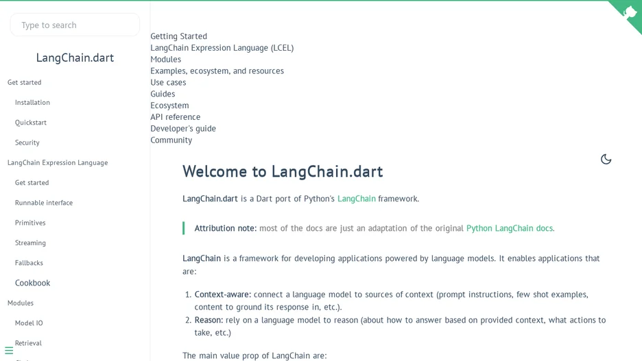 LangChain.dart