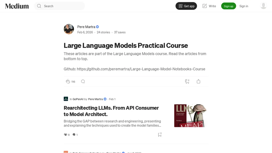 Large Language Model Notebooks Course