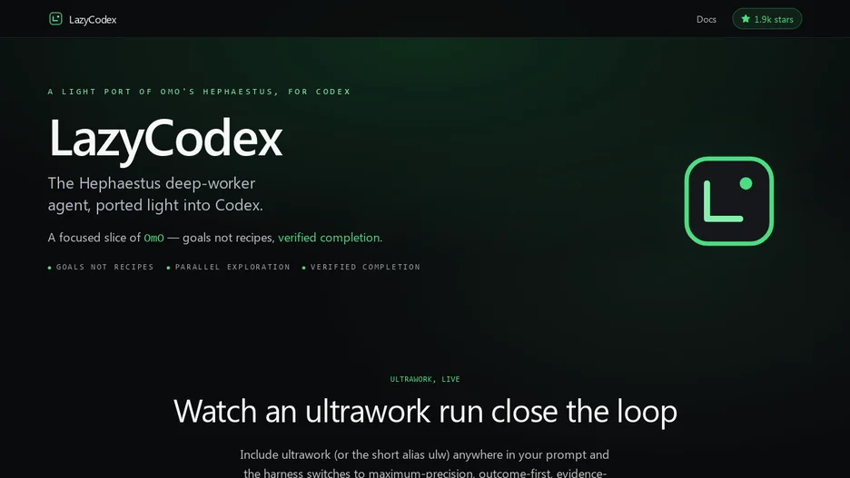 LazyCodex