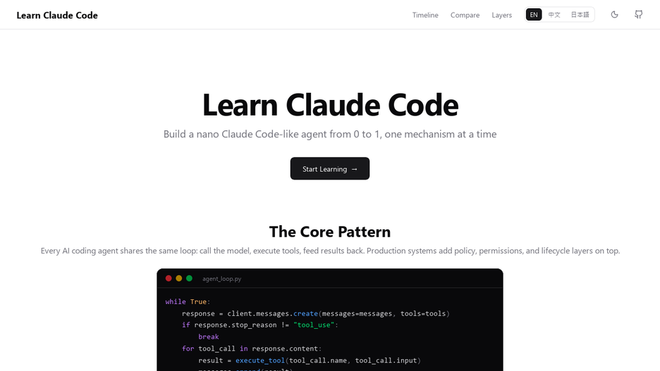 Learn Claude Code