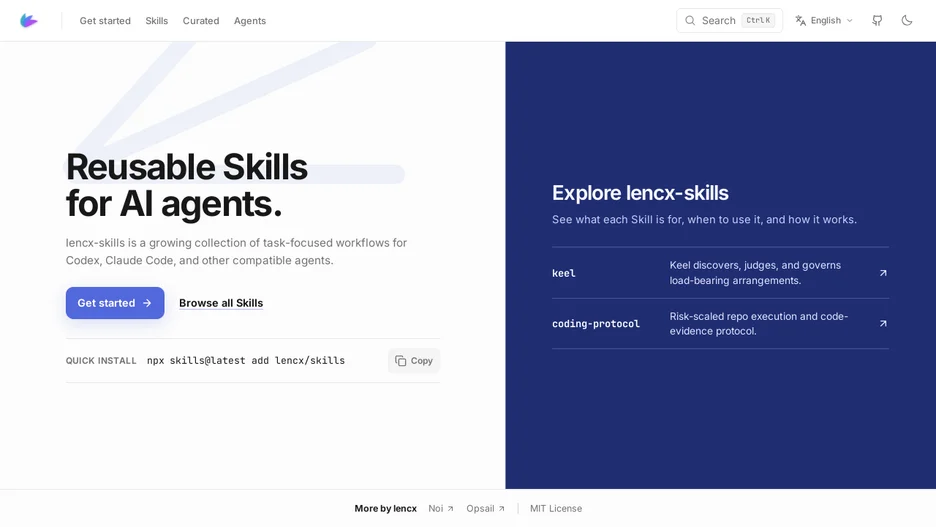 lencx-skills