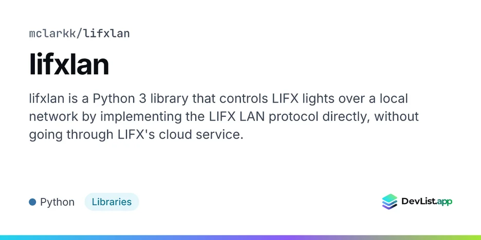 lifxlan