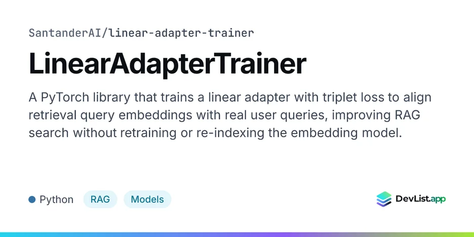 LinearAdapterTrainer