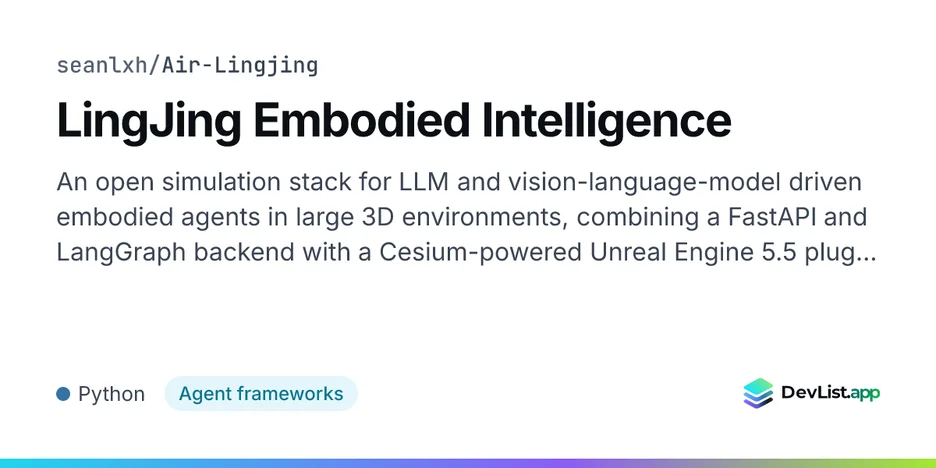 LingJing Embodied Intelligence