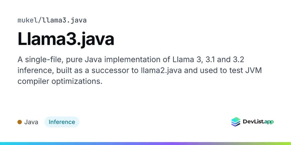 Llama3.java
