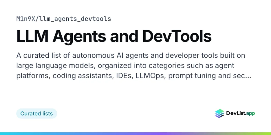 LLM Agents and DevTools