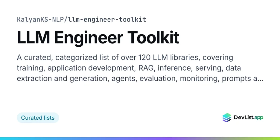 LLM Engineer Toolkit
