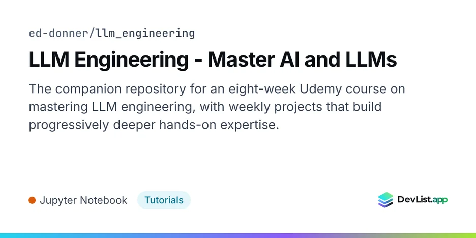 LLM Engineering - Master AI and LLMs