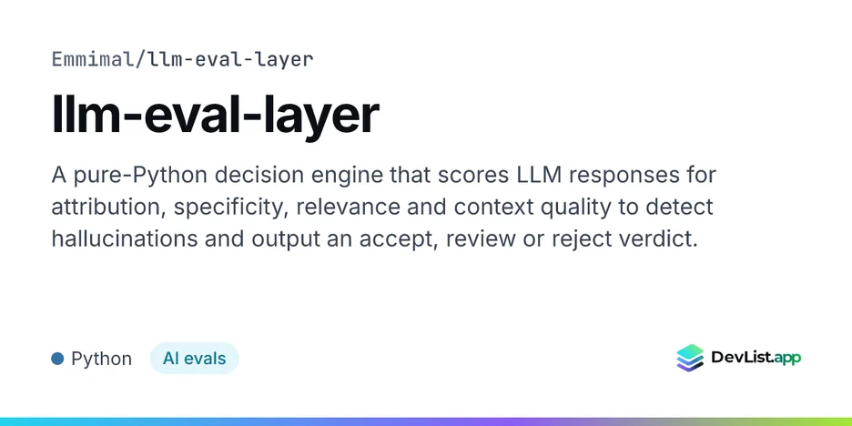 llm-eval-layer