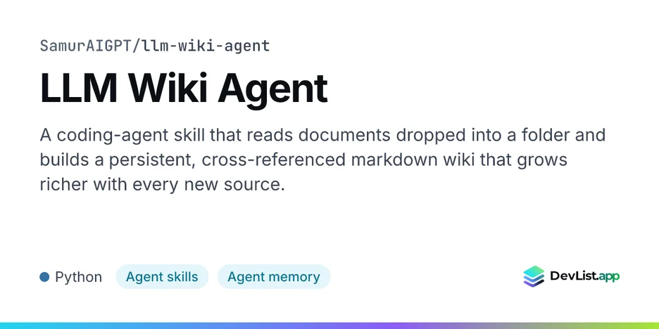 LLM Wiki Agent