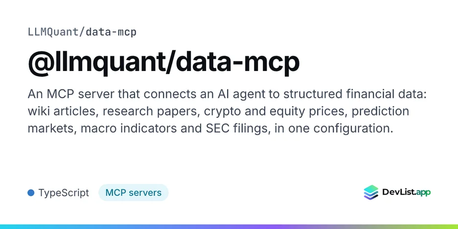 @llmquant/data-mcp