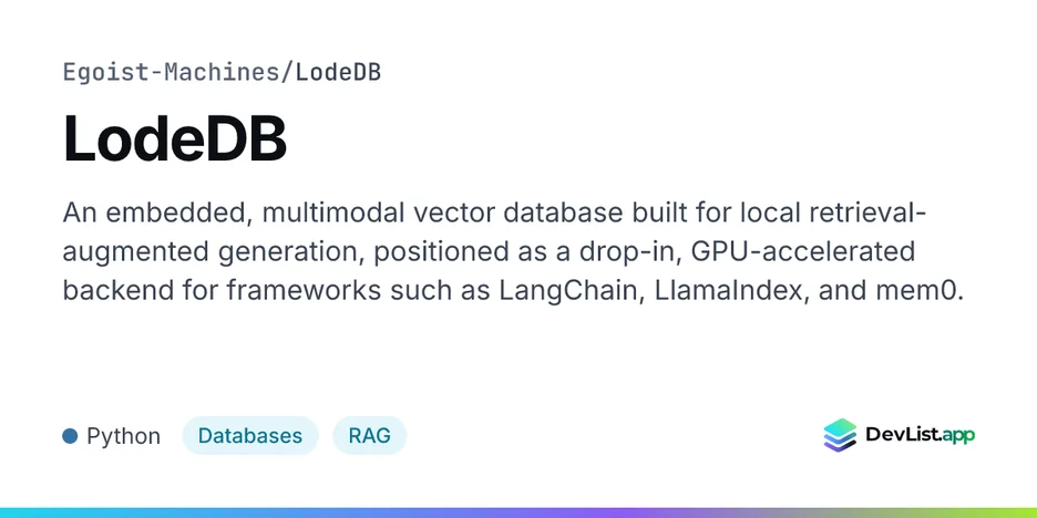 LodeDB
