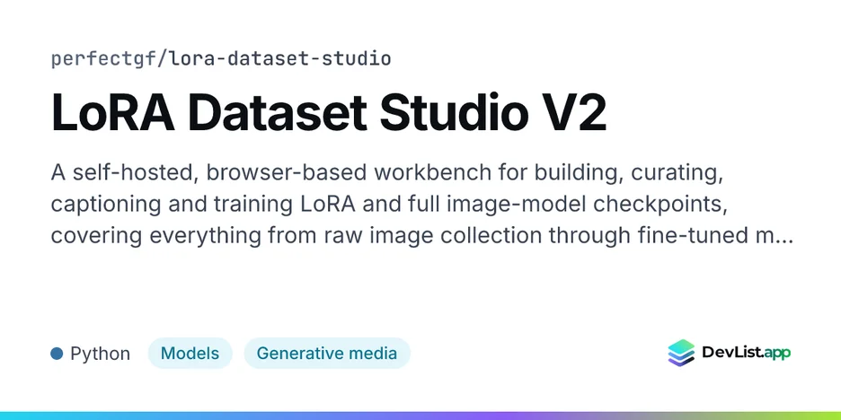 LoRA Dataset Studio V2