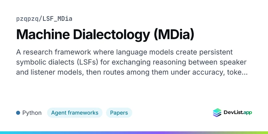Machine Dialectology (MDia)