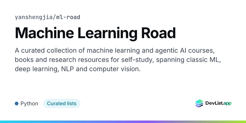 Machine Learning Road