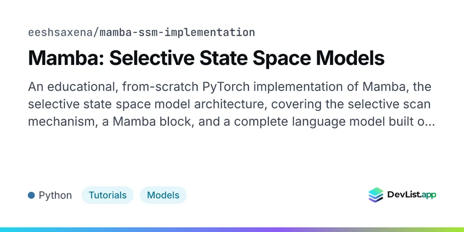 Mamba: Selective State Space Models