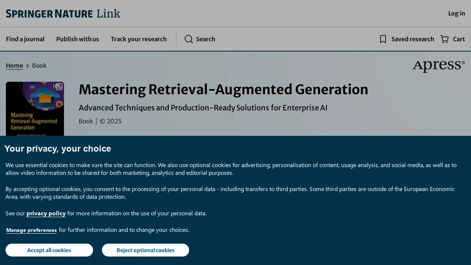 Mastering Retrieval-Augmented Generation