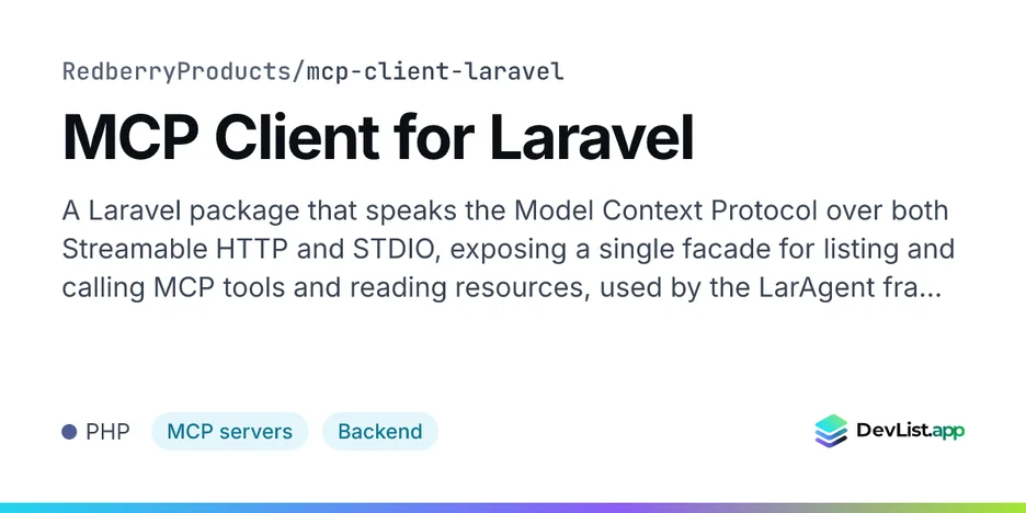 MCP Client for Laravel