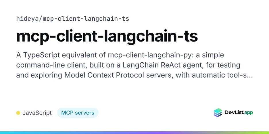 mcp-client-langchain-ts