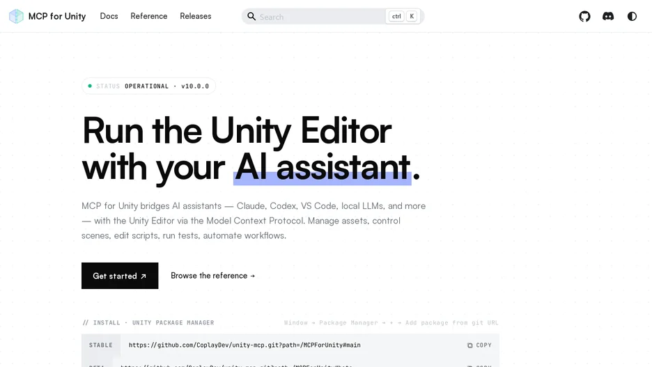 MCP for Unity