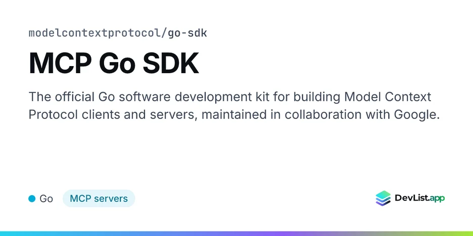 MCP Go SDK