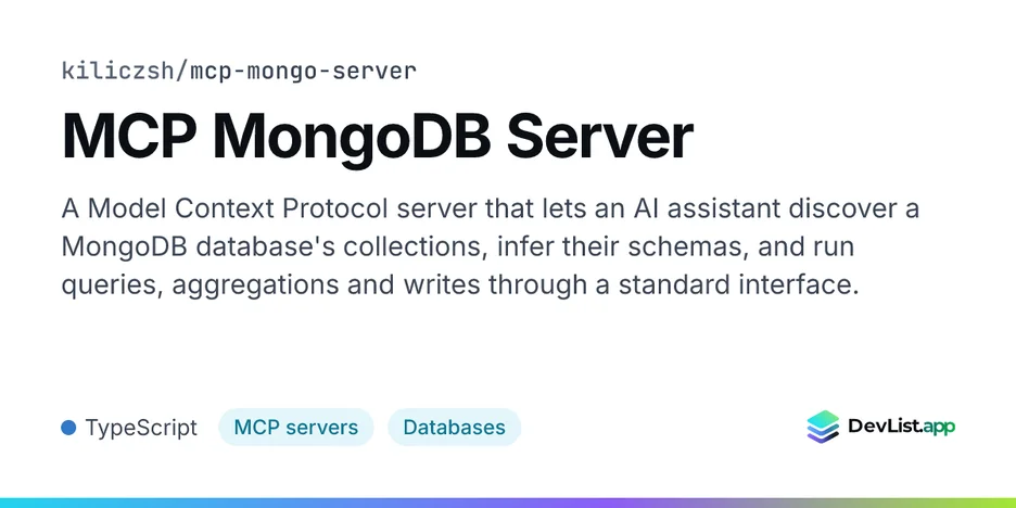 MCP MongoDB Server
