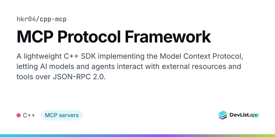 MCP Protocol Framework
