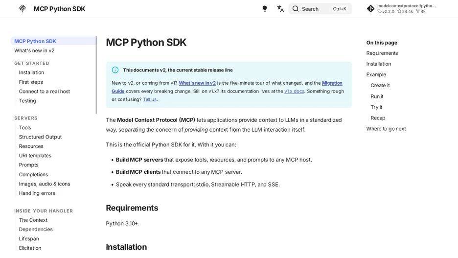 MCP Python SDK