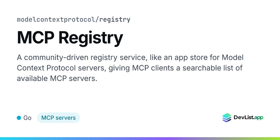 MCP Registry