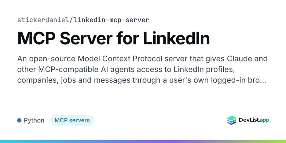 MCP Server for LinkedIn
