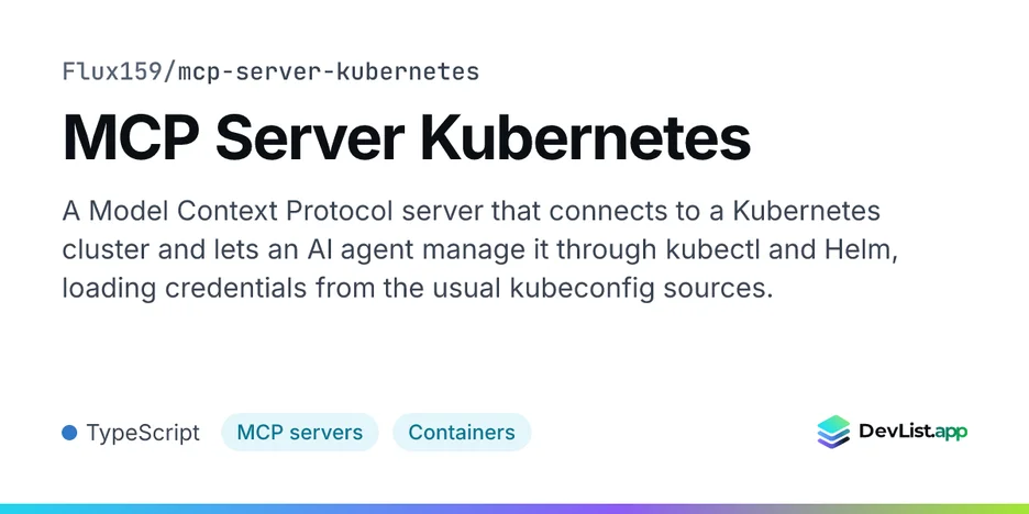 MCP Server Kubernetes