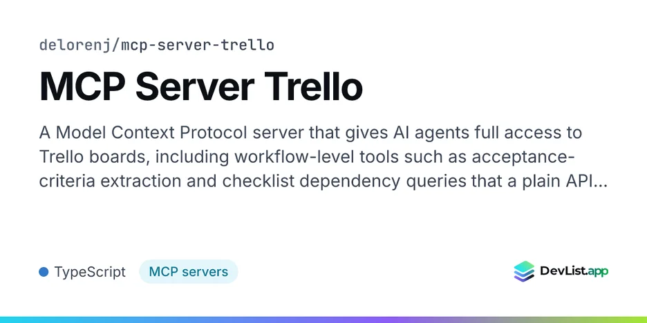 MCP Server Trello