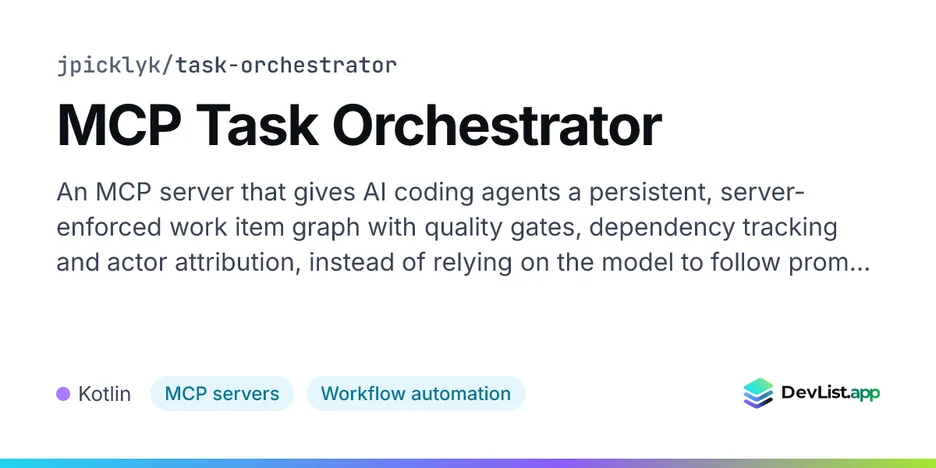 MCP Task Orchestrator