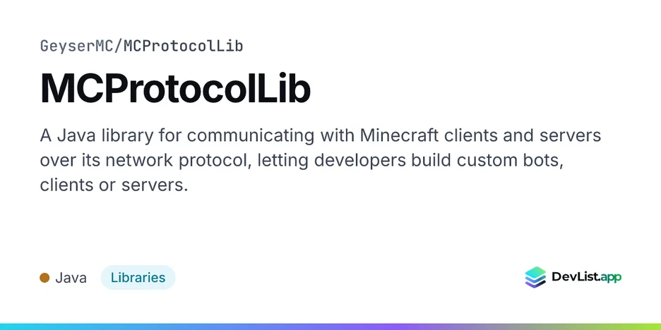 MCProtocolLib