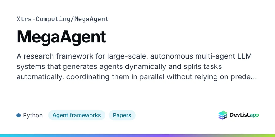 MegaAgent