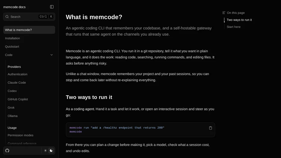 Memcode