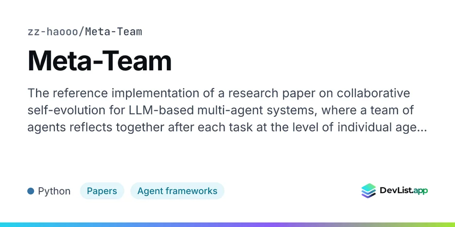 Meta-Team