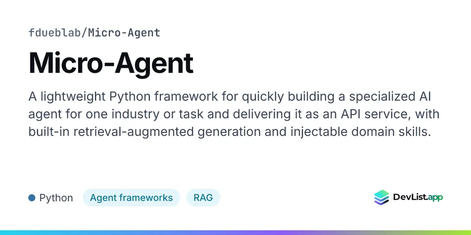 Micro-Agent