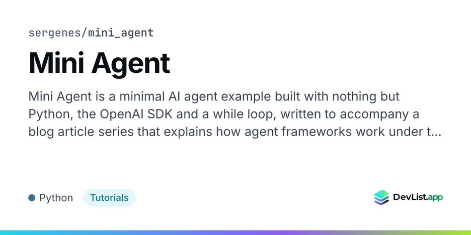 Mini Agent